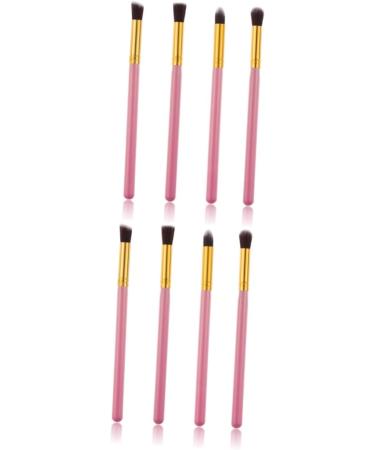 OHPHCALL 8 Pcs Eye Make-up Brush Kit Synthetic Hairs Brushes Foundation Makeup Brushes Eyeshadow Stick mediumx2pcs Pink+goldx2pcs - Buy Online on GoSupps.com