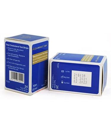 Accu-Answer iSaw Total Cholesterol Test Strips (25 Count) for 4-in-1 Multimeter Testing Device - Buy Online on GoSupps.com