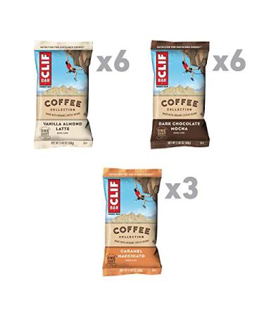 CLIF Energy Bars with Espresso - Coffee Variety Pack (15 Count) - 65mg Caffeine - Plant-Based  Organic Oats  Kosher - Buy Online on GoSupps.com