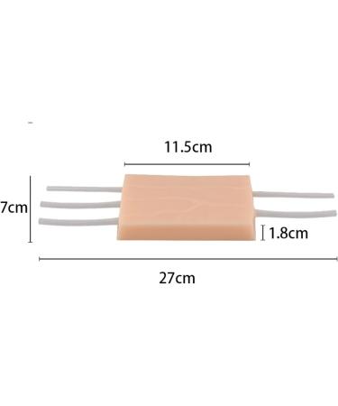 Silicone Human Simulated Skin Injection Training Pad - Ideal for Nurse and Medic Practice, with Vascular Pores for Realistic Training Experience - Buy Online on GoSupps.com