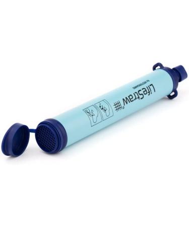 LifeStraw Personal Water Filter - Blue 1 Pack for Hiking, Camping, Travel & Emergencies - Buy Online on GoSupps.com