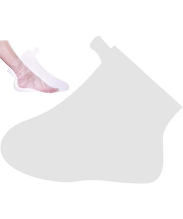 Foot foil foot mask foot cover plastic socks 200PC foot care cover with stickers for paraffin swimming inlays The foot pedicure moisturizing foot care - Buy Online on GoSupps.com