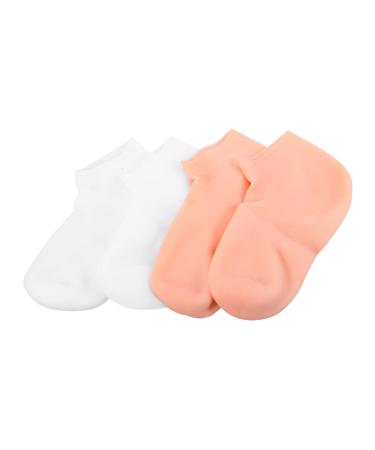 minkissy Womens Socks Women Socks 2 Pairs Moisturizing Socks Overnight Spa Socks Heel Socks for Dry Cracked Feet Womens Socks Women Socks