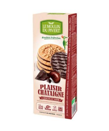 Moulin Pivert Plaisir Chestnuts with Dark Chocolate 130g