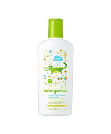 BabyGanics Bye Bye Dry Moisturizing Therapy Wash 8 Fluid Ounce (Pack of 2) Packaging May Vary Standard Packaging