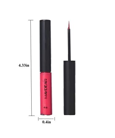 Maydear 12-Piece Matte Liquid Eyeliner Set - Waterproof & Highly Pigmented - Buy Online on GoSupps.com
