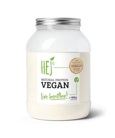 HEJ Protein Vegan | Vegan Protein Powder Shake | Vanilla - 900 g Vanilla 900 g (1 pack) - Buy Online on GoSupps.com