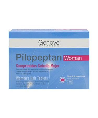 3 Pack Genov Pilopeptan For Woman 30 x 3 (90 Tablets) - Hair Regrowth Treatment - Stop Hair Loss - Nail and Hair Treatment