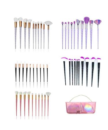 Milopon 10pcs Makeup Brush Set Foundation Eyeshadow Eyebrow Eyeliner & Blush Brushes | Perfect Birthday Gift International Shipping - Buy Online on GoSupps.com