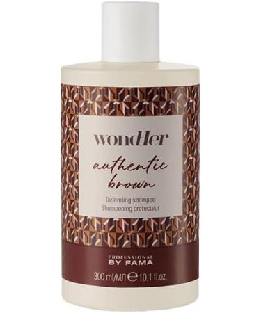 Professional By Fama Professional By Fama Wondher Authentic Brown Defending Shampoo for Brown Hair 300ml - Buy Online on GoSupps.com