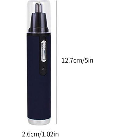 Buy Painless Nose Hair Trimmer - Travel-Friendly Electric Ear Hair Removal for Men - Blue - Buy Online on GoSupps.com