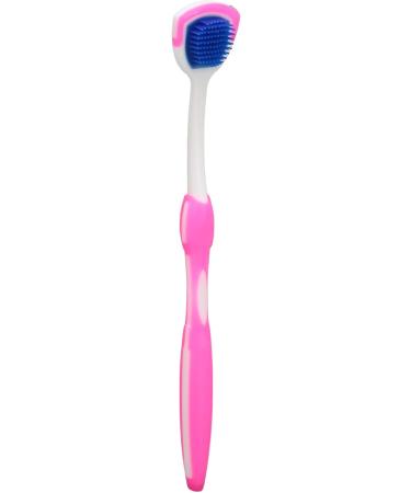 Buy Tongue Brush 10 Pack - Silicone Tongue Cleaner for Adults (Pink) | Ergonomic Design for Fresh Breath - International Shipping Available - Buy Online on GoSupps.com