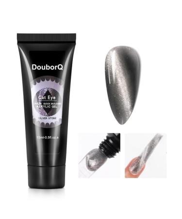 15ml Cat's Eye Crystal Extension Gel 3D Varnish Magnetic Soak Off Uv Gel Polish Quick-Drying Jelly Glitter Nail Art Accessories - Nail Gel - - (Color: 01)