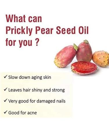 Prickly Pear Seed Oil (Opuntia Ficus-Indica) - 100% Pure Natural Carrier Oil for Skincare & Haircare | Shop Internationally - Buy Online on GoSupps.com