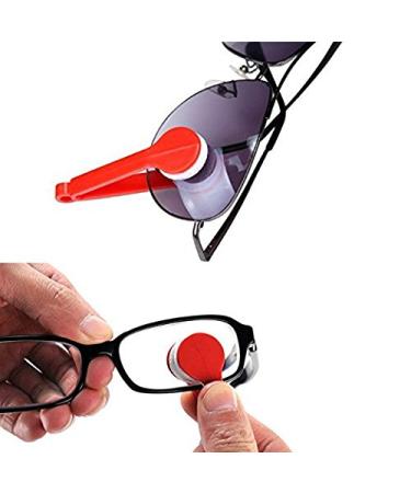 12 Pcs Mini Sun Glasses Eyeglass Microfiber Spectacles Cleaner Soft Brush Cleaning Tool Mini Microfiber Glasses Eyeglasses Cleaner Cleaning Clip (Random Color) - Buy Online on GoSupps.com