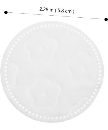 BIUDECO 1 Round Cotton Pad Make up Removers Pads Nail Wipe Pads Make up Remover Pads Face Cotton Pads Cotton Rounds Makeup Remover Pads Face Pads Cleaning Cotton White Embossed Pure Cotton - Buy Online on GoSupps.com