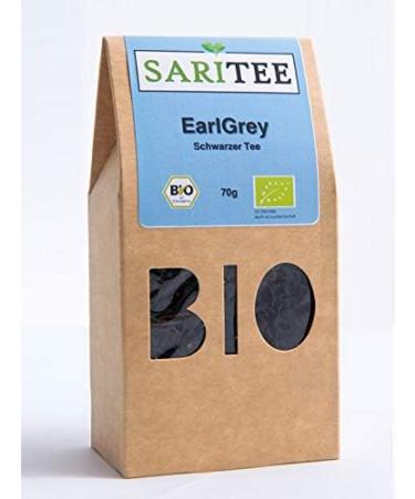 FRUTEG SARITEE Organic E3LGrey Black Tea loose Loser black tea from certified organic farming Fine tea leaves Earl Gray with Natural Bergamot Aroma 70g - Buy Online on GoSupps.com