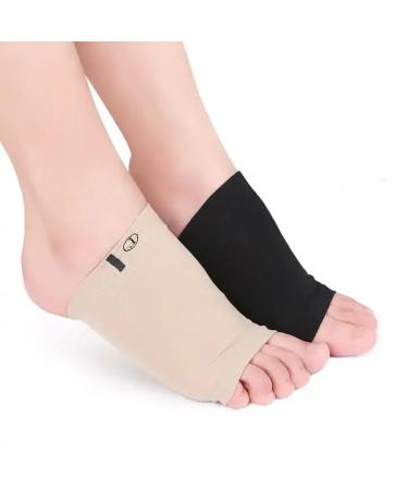 Jesata Compression Cushioned Arch Support Sleeves for Men & Women | Elastic Reusable Gel Pad Fabric Arch Socks | Ideal for Plantar Fasciitis Flat Feet Heel Spurs and High/Low Arches | 1PAIR (Gray) - Buy Online on GoSupps.com