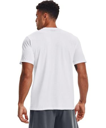 Under Armour Men's Team Issue Wordmark T-Shirt - White/Black, Large - Buy Online on GoSupps.com
