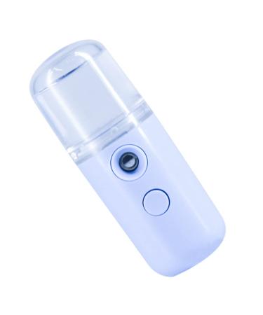 FRCOLOR 1pc Women Durable Usb Handy Beauty Sprayer Mist Steamer Nano Charging Facial Portable Plastic 14.5X4CM Blue