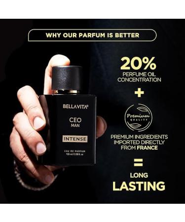 Saheb Luxury Ceo Men Intense Eau De Parfum Liquid Perfume With Bergamot Lavender & Orchid|Woody & Musky Long Lasting Edp Fragrance Scent 100 Ml - Buy Online on GoSupps.com