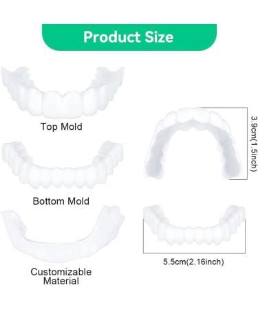 Buy Presses Fake Teeth - Carnival Veneers for Men & Women | Bad Tooth Whitening Alternative - Buy Online on GoSupps.com