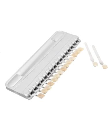 Porcelain Teeth Whitening Shade Guide 16 Colors Set - Tooth Bleaching Chart for Tracking and Comparing - Buy Online on GoSupps.com