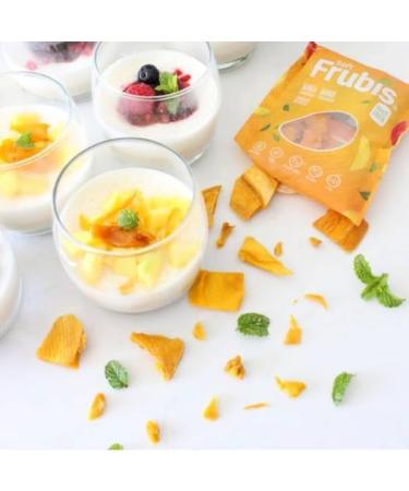 Frubis Tasty Bits Of Crispy Fruit Snacks | 2 x Red Apple | 2 x Green Apple | 2 x Apple and Cinnamon | 2 x Pear | 2 x Mango | 2 x Pineapple - 12 Pack - Buy Online on GoSupps.com