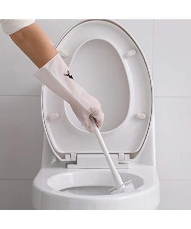 Gloves Transparent White Household Washing Dishes and Clothes Waterproof Plastic Household Cleaning Non Slip Durable high Temperature Resistant Thin Gloves Doubletoner - Buy Online on GoSupps.com