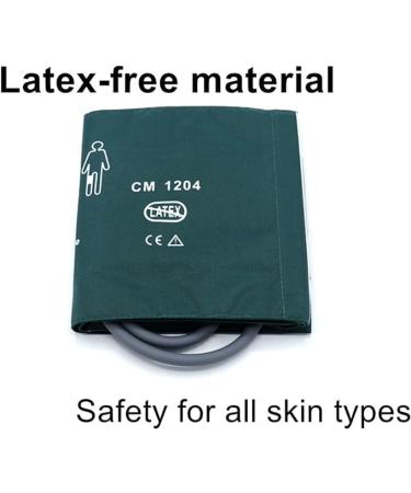 Universal NIBP Cuff for Large Adult 33-47cm Double Tube Reusable Nylon Replacement Blood Pressure Cuff No Connector. Large Adult Green Nylon+dual Tubes - Buy Online on GoSupps.com