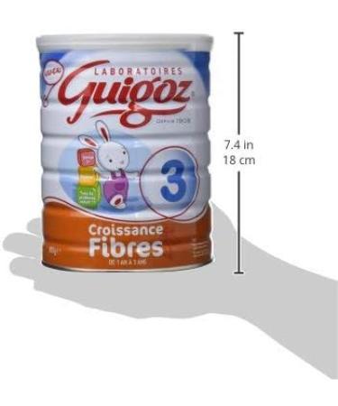 GUIGOZ GUIGOZGest 3 Lait de croissance en poudre de 1 3 ans - Bo te de 800g (Lot de 3) 800 g (Lot de 3) - Buy Online on GoSupps.com