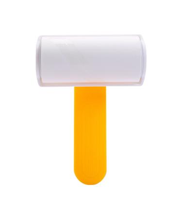 Unizhouxi Lint Remover Lightweight Cat Dog Hair Sticky Roller Multifunctional Manual Yellow