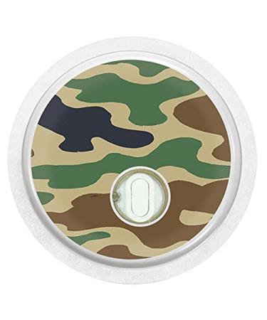 Sticker for FreeStyle Libre 3 Sensor 2x Camouflage myDili Diabetes
