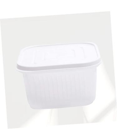 PRETYZOOM Fridge Storage Boxes Kitchen Crisper Home Crisper Fruit Crisper Vegetables Crisper With Cover Ginger 1 - Buy Online on GoSupps.com