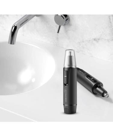 Lightweight Portable Electric Eyebrow Trimmer - Multi-Functional Nose & Ear Hair Trimmer with Child Lock & LED Light for Travel - Buy Online on GoSupps.com