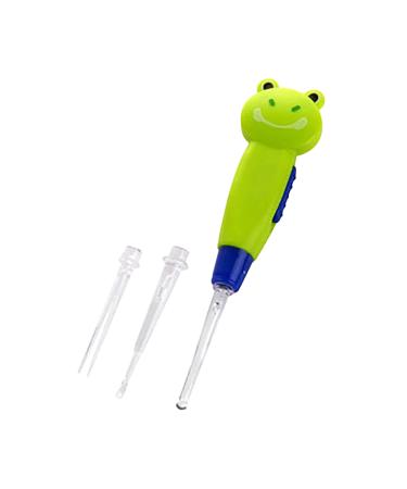 GserGdK LED Lighting Earwax Remover Tool Removable Luminous Earplugs Earwax Cleaning Kit for Adult Children Baby Use green