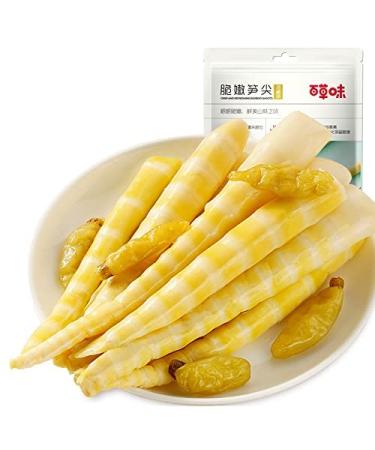 Fresh Bamboo Shoots with Mountain Peppers Bamboo Shoots with Pickled Peppers 200g/bag Instant Snacks Snacks and Snack Food Bamboo Shoot Tip Tender Bamboo Shoots Crispy Bamboo Shoots (3 pack)
