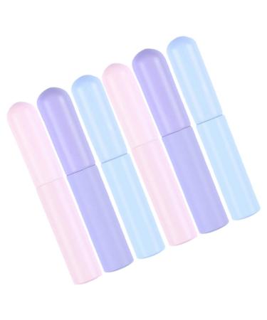 Lip Brush 6pcs Lip Smudge Brushes Lipstick Wand Brush Lip Gloss Applicator Multi-purpose Makeup Brush Eyeshadow Brush Concealer Brush Tool