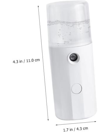 Baluue 1pc Hydrating Instrument Mist Sprayer Facial Mister Mini Face Steamer Face White Abs - Buy Online on GoSupps.com