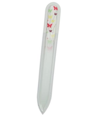 Glass file - double-sided etched in tempered glass butterfly length: 13.5cm