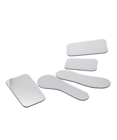 SUPVOX 5pcs Intraoral Dental Photography Mirror Mouth Speculum Inspection Mirror Stomatoscope