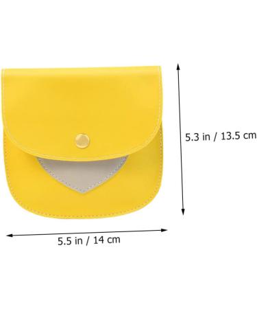 4-Piece Women's Bandage & Menstrual Storage Bag Set | Stylish Leather Cosmetic Bags for Teens & Students - 14x13.5cm - Buy Online on GoSupps.com