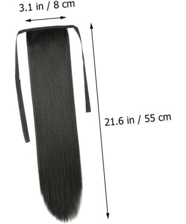 Ipetboom Long Tie Ponytail Straight Hair Extension Women Hair Extensions Hair Extensions for Braids Synthetic Straight Ponytail Extension Synthetic Ponytail Extension Ponytail Extension Wig - Buy Online on GoSupps.com
