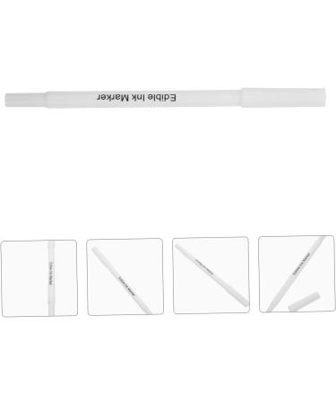Hoement 1pc Coloring Pen Edible Food Markers Cake DIY Draw Pen Cake Pen Fine Tip Markers Plastic White - Buy Online on GoSupps.com