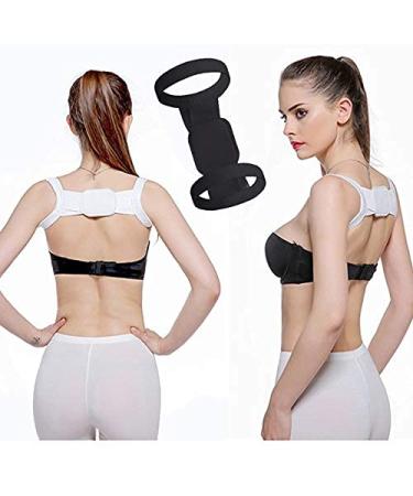 Posture Corrector Adjustable Back Posture Corrector Upper Back Brace Shoulder Clavicle Support Belt Posture Correction Men Women Back Brace (Slimming Black L) Better life Slimming Black S