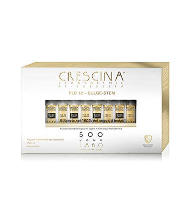 Labo CRESCINA Plate Like PLC12 BULGE STEM Re-Growth Hair 500 Men 20 Ampoules