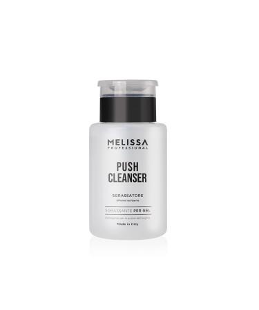 Melissa Professional Melissa Push Cleanser Degreaser for Finutura Nails Gel Removes Dispersion Non-Aggressive for Cleaning Natural Nails Practical Pressure Measuring Cap 180 ml