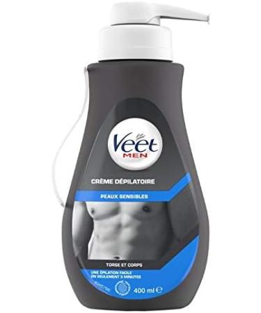 Veet Men - Pack of 3 Men's Hair Removal Cream - Sensitive Skin - 400 ml -3x400ml - Buy Online on GoSupps.com