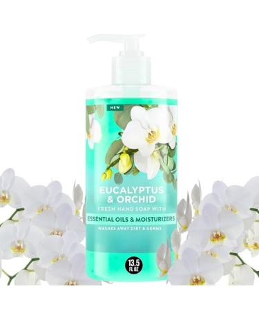 Eucalyptus & Orchid Liquid Hand Soap 13.5 fl oz Moisturizing Hand Wash