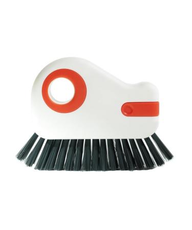 Crevice Cleaning Brush 2 in 1 Groove Cleaning Brush Window Track Cleaning Tools Window Track Cleaner Window Track Cleaning Tools 2 in 1 Multifunction Cleaning (red)
